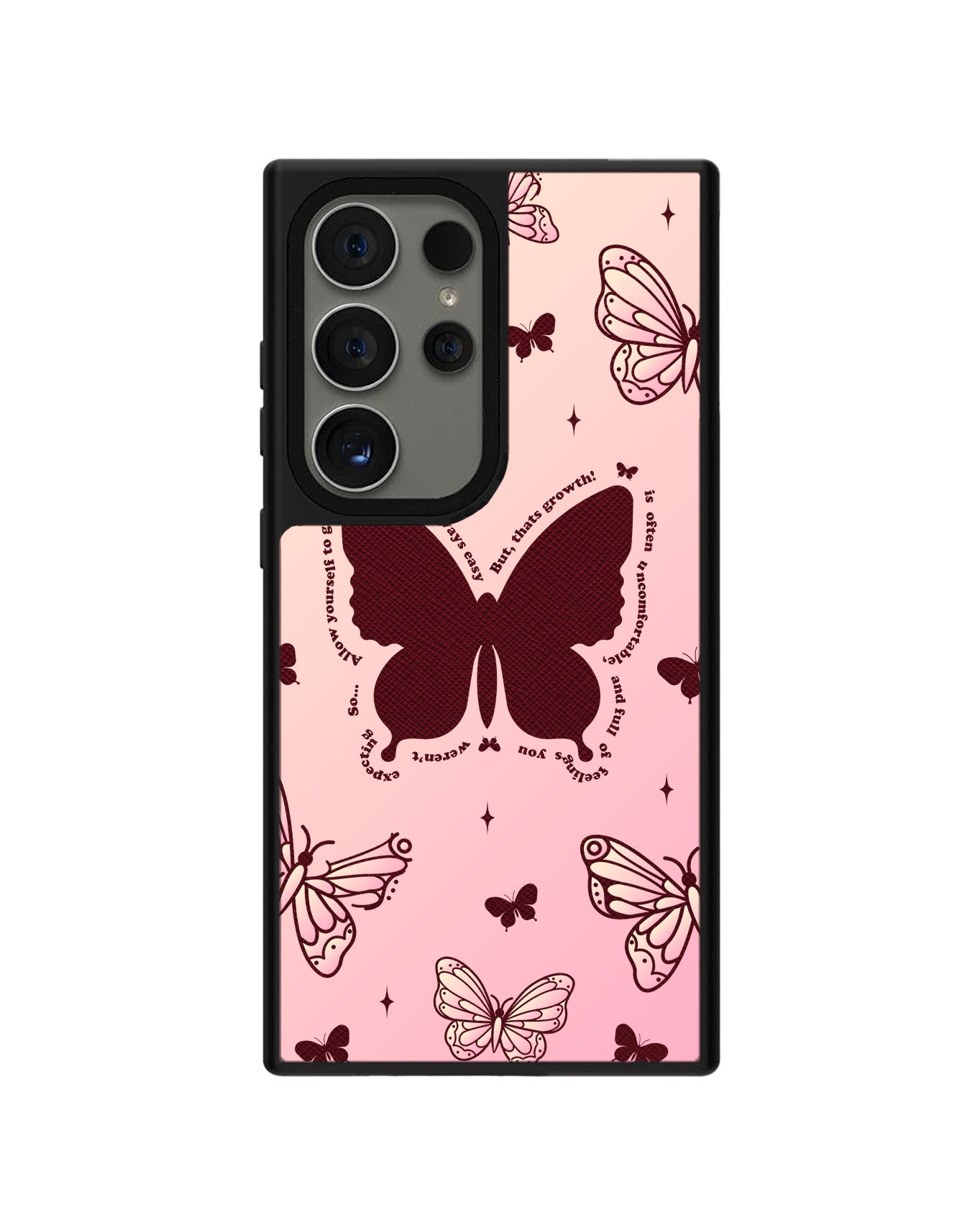 Android Leather Grip Case - Butterfly Effect 1.0