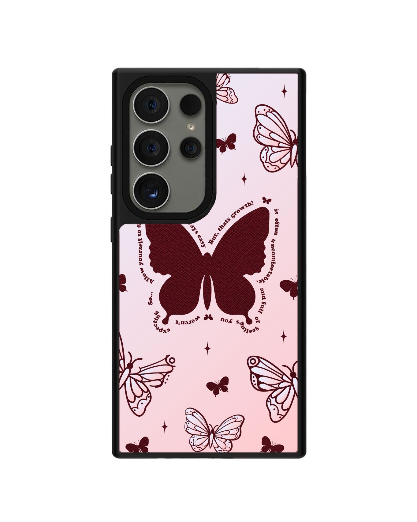 Android Leather Grip Case - Butterfly Effect 2.0