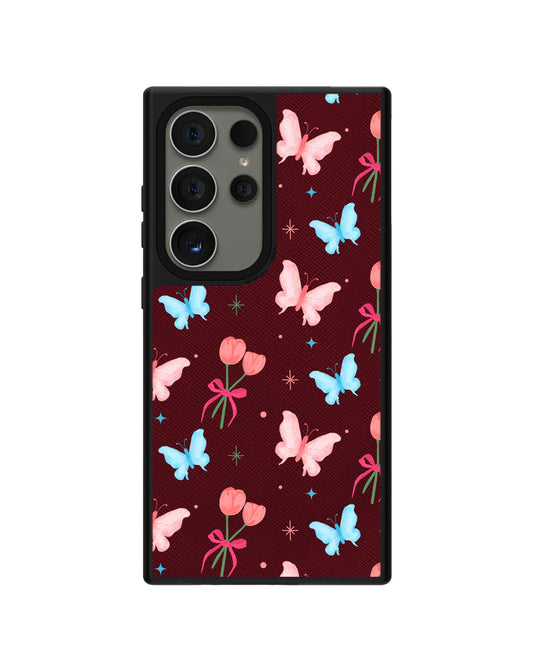 Android Leather Grip - Coquette Butterfly
