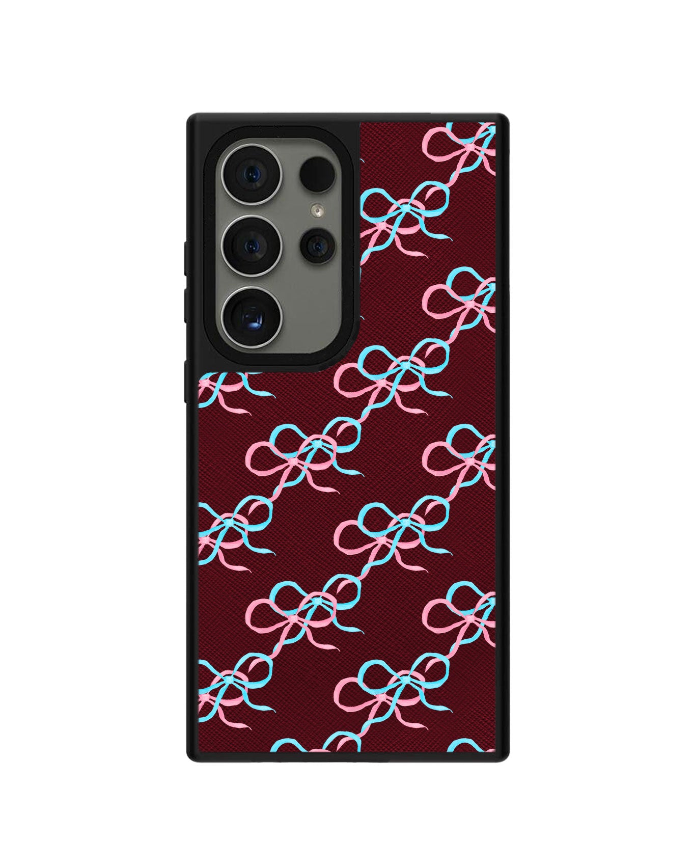 Android Leather Grip - Coquette Overlap Bow