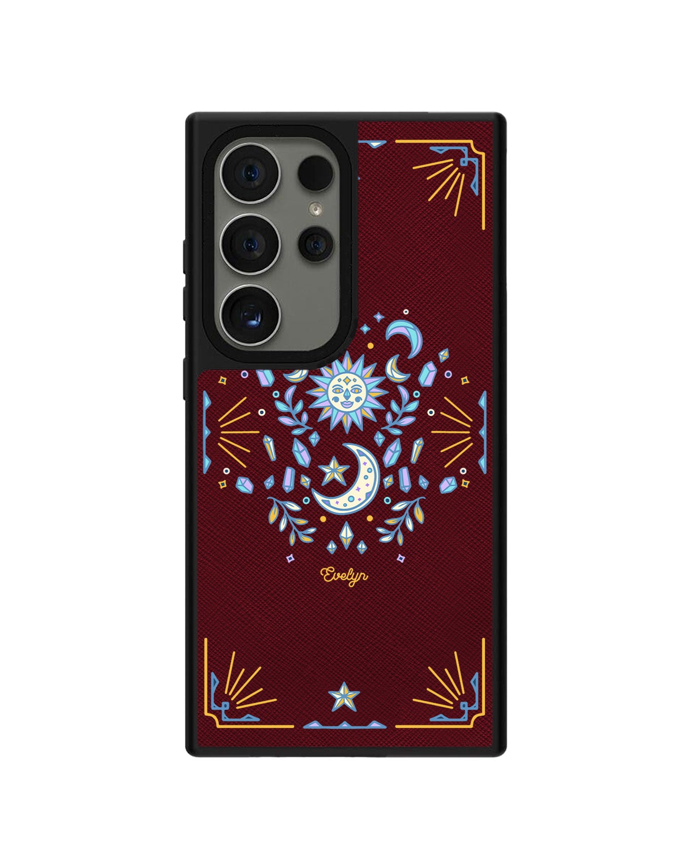 Android Leather Grip Case - Cosmic Dream