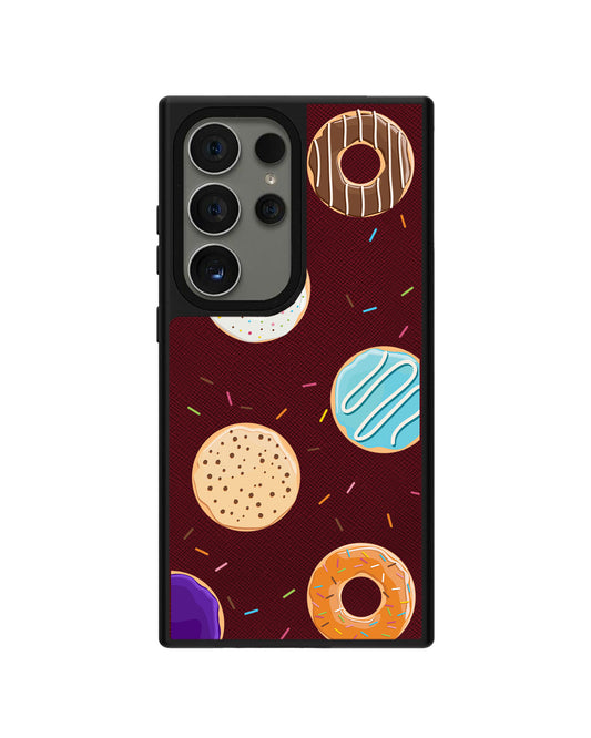 Android Leather Grip Case - Doughnut