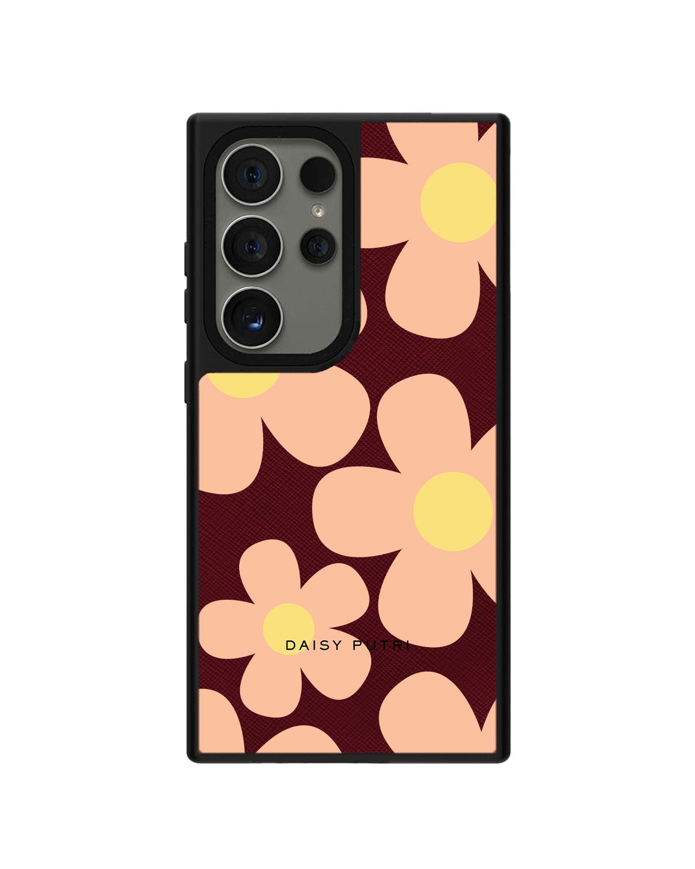 Android Leather Grip Case - Daisy Love