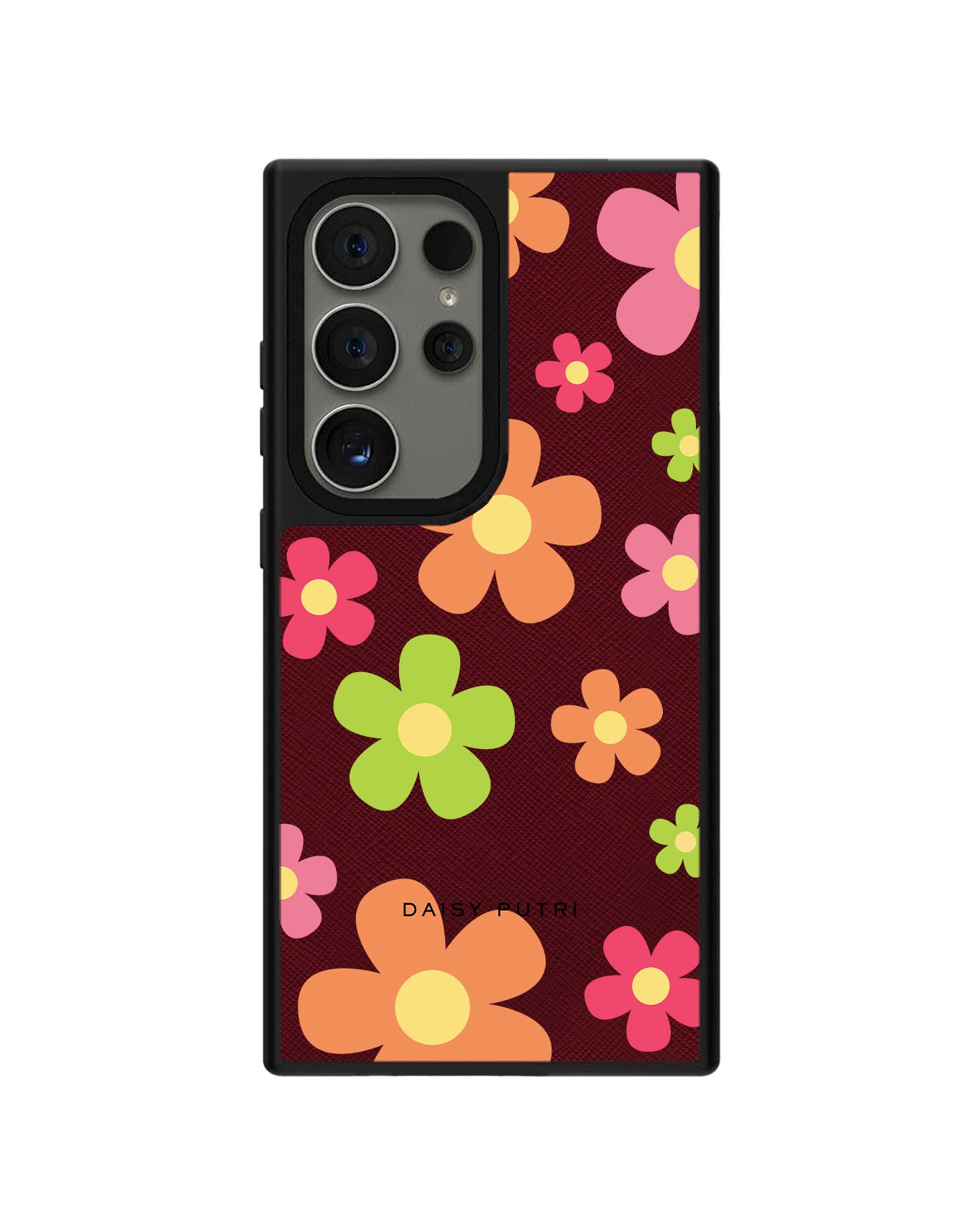 Android Leather Grip Case - Daisy Sunshine 2.0