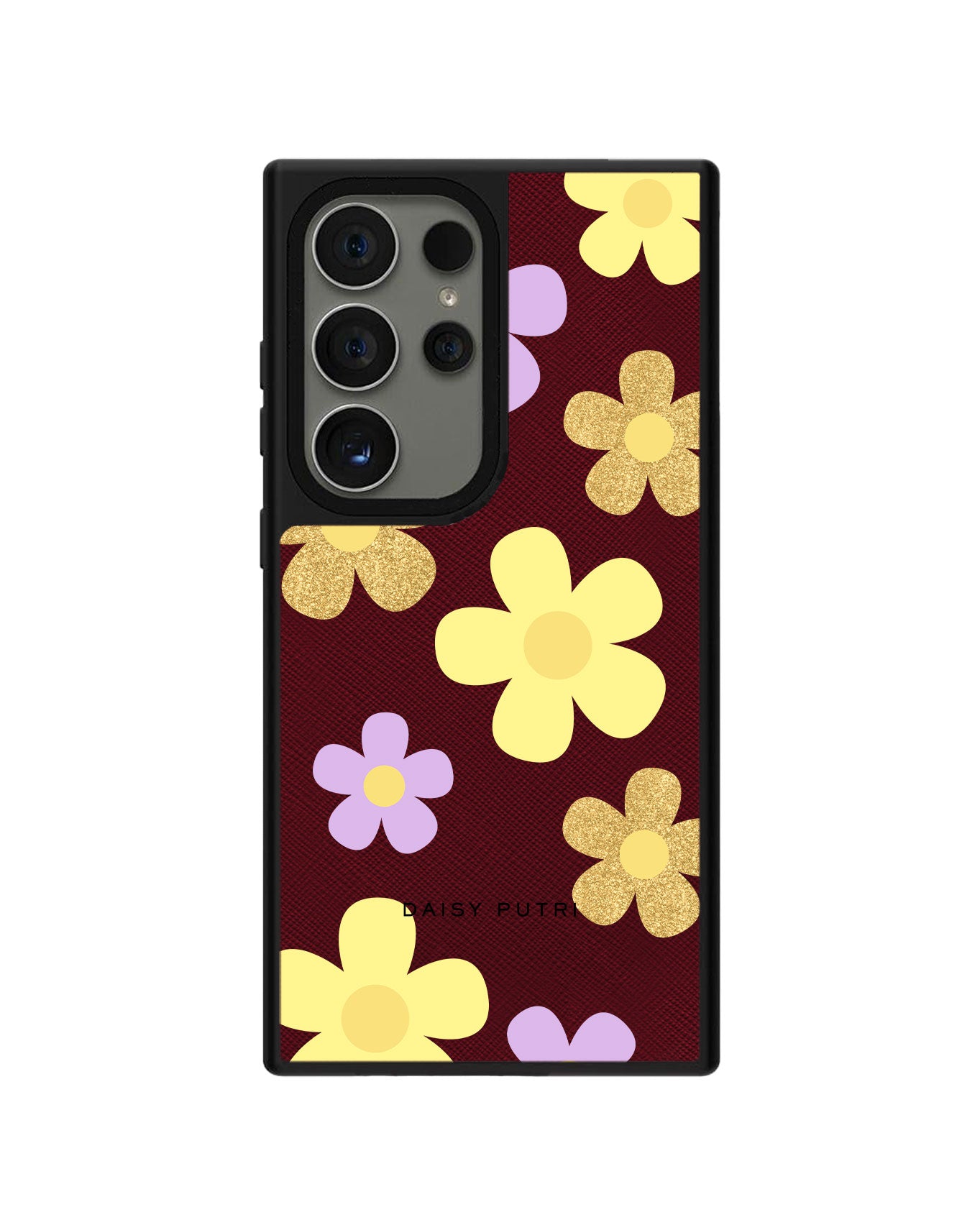 Android Leather Grip Case - Daisy Twinkle