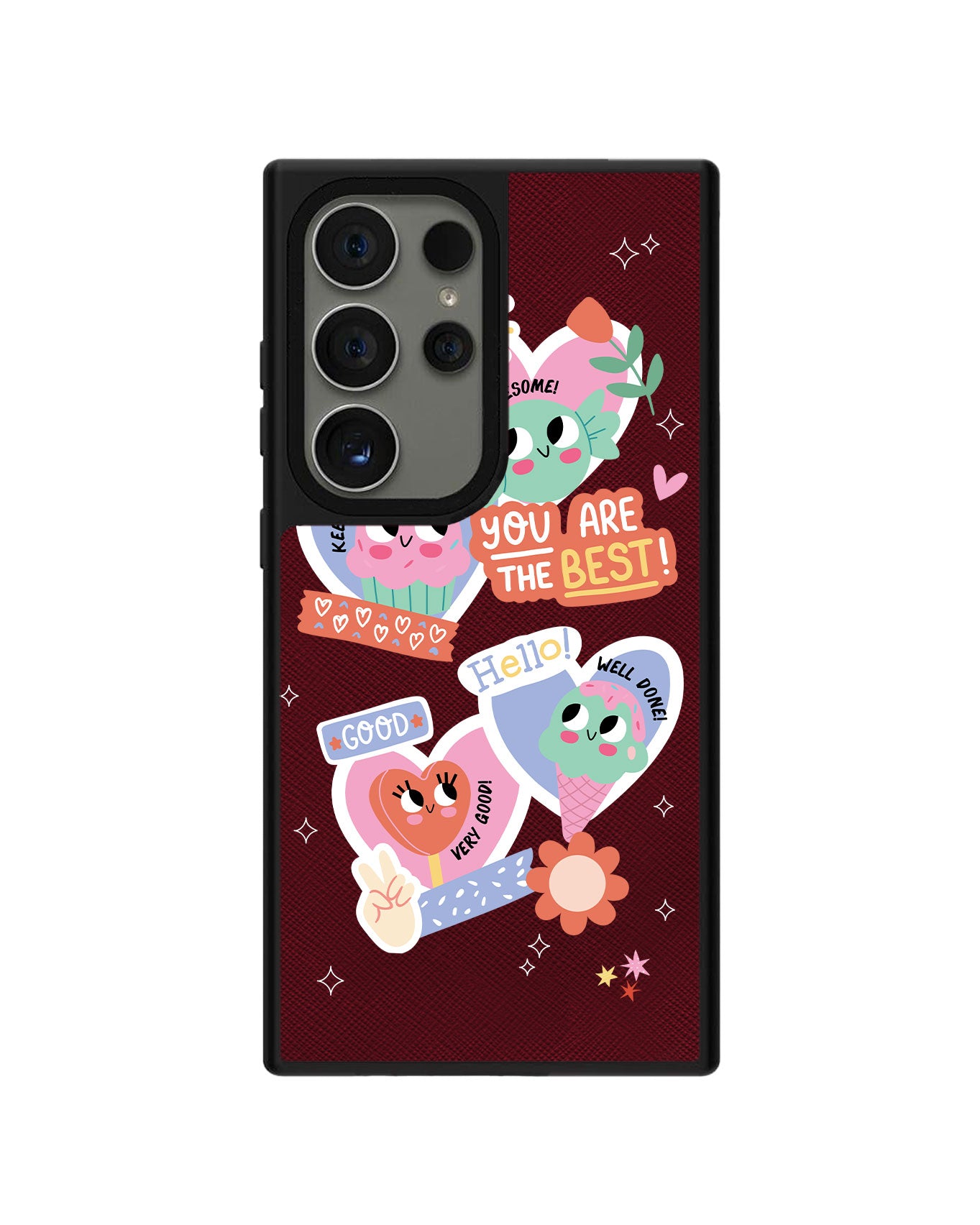 Android Leather Grip Case - Dessert Party