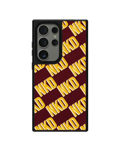 Android Leather Grip - CUSTOM MONOGRAM 3.0 Diagonal Initial 1.0