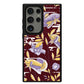 Android Leather Grip Case - Fish & Floral 5.0