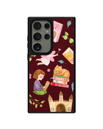 Android Leather Grip - Fairy Cat