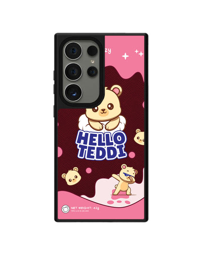 Android Leather Grip - Hello Teddy 2.0