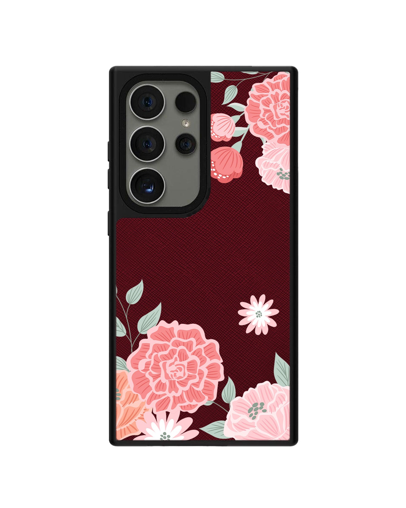 Android Leather Grip Case - Carnation 1.0