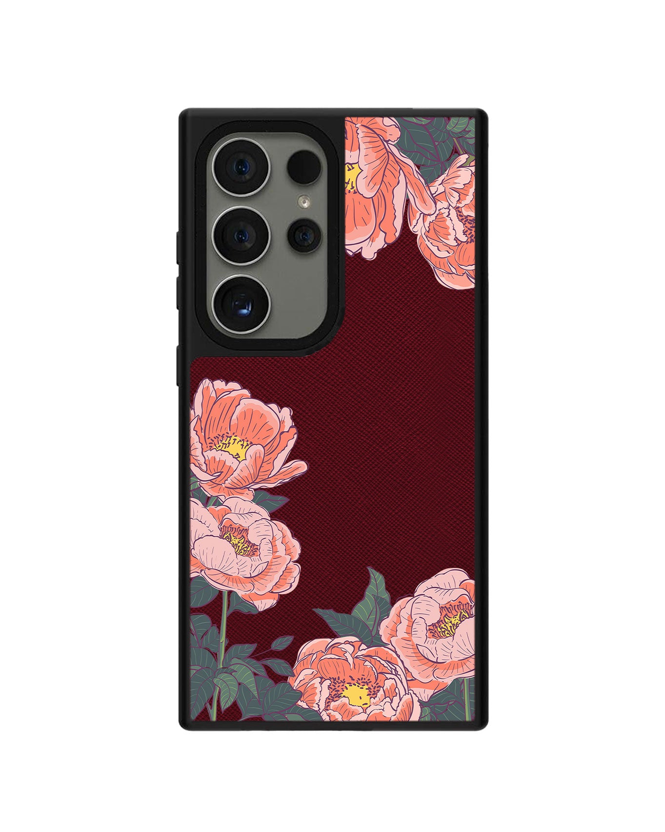 Android Leather Grip Case - Carnation 2.0