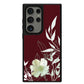 Android Leather Grip Case - Greenmint Lily