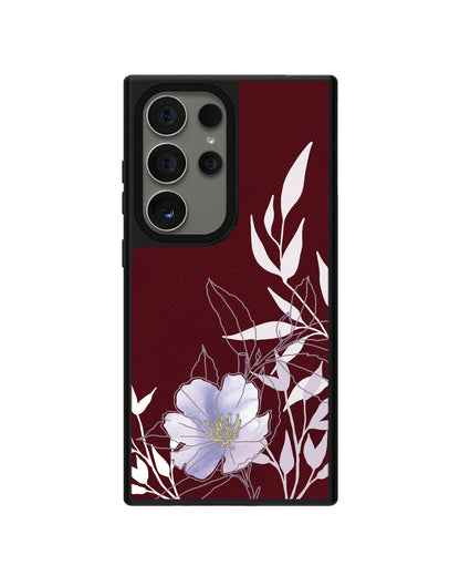 Android Leather Grip - Purple Lily