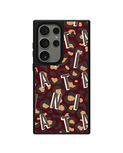Android Leather Grip - CUSTOM MONOGRAM 3.0 Leopard 2.0