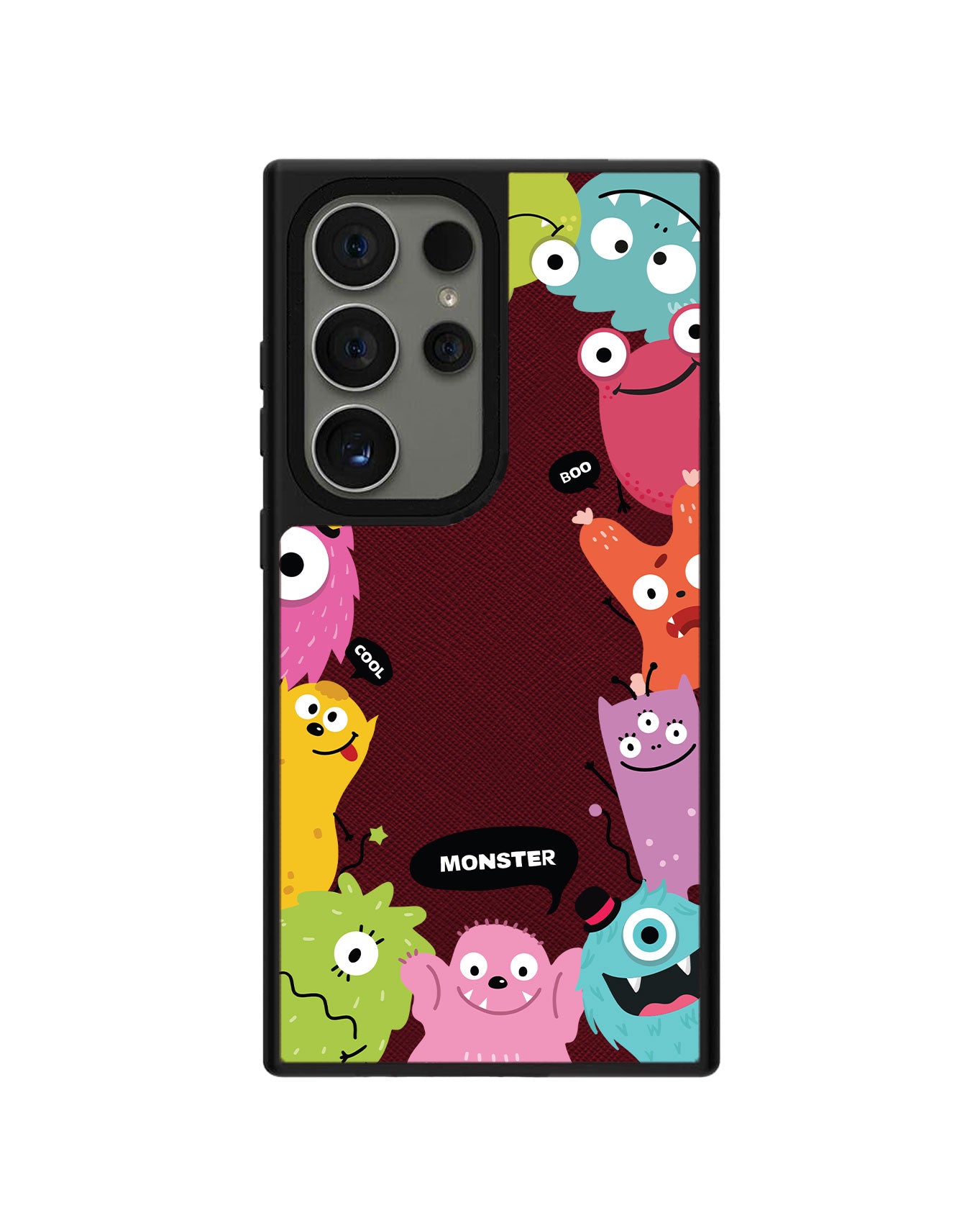 Android Leather Grip Case - Little Monster