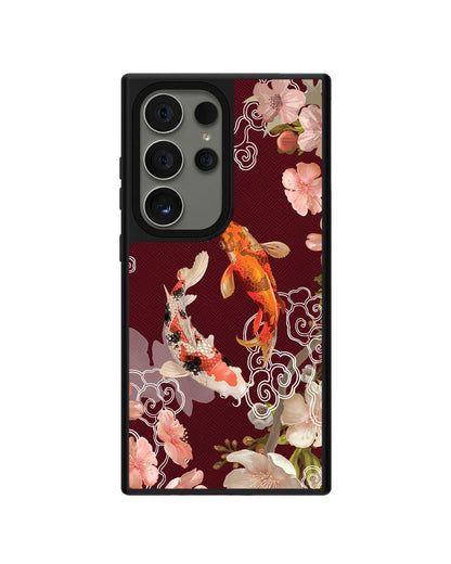 Android Leather Grip - Oil Painting Koi