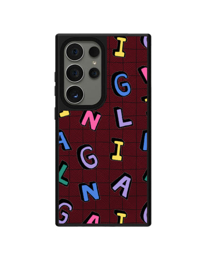 Android Leather Grip - CUSTOM MONOGRAM 3.0 Playful 2.0