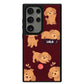 Android Leather Grip Case - Poodle Squad 1.0