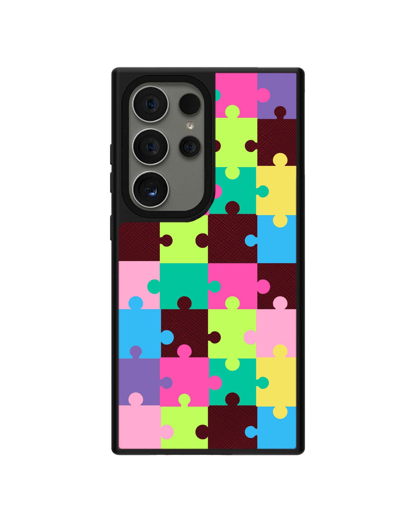 Android Leather Grip Case - Puzzle Piece