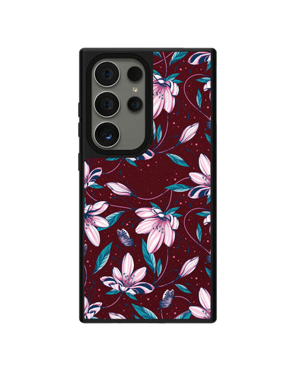 Android Leather Grip - Pink Tulip