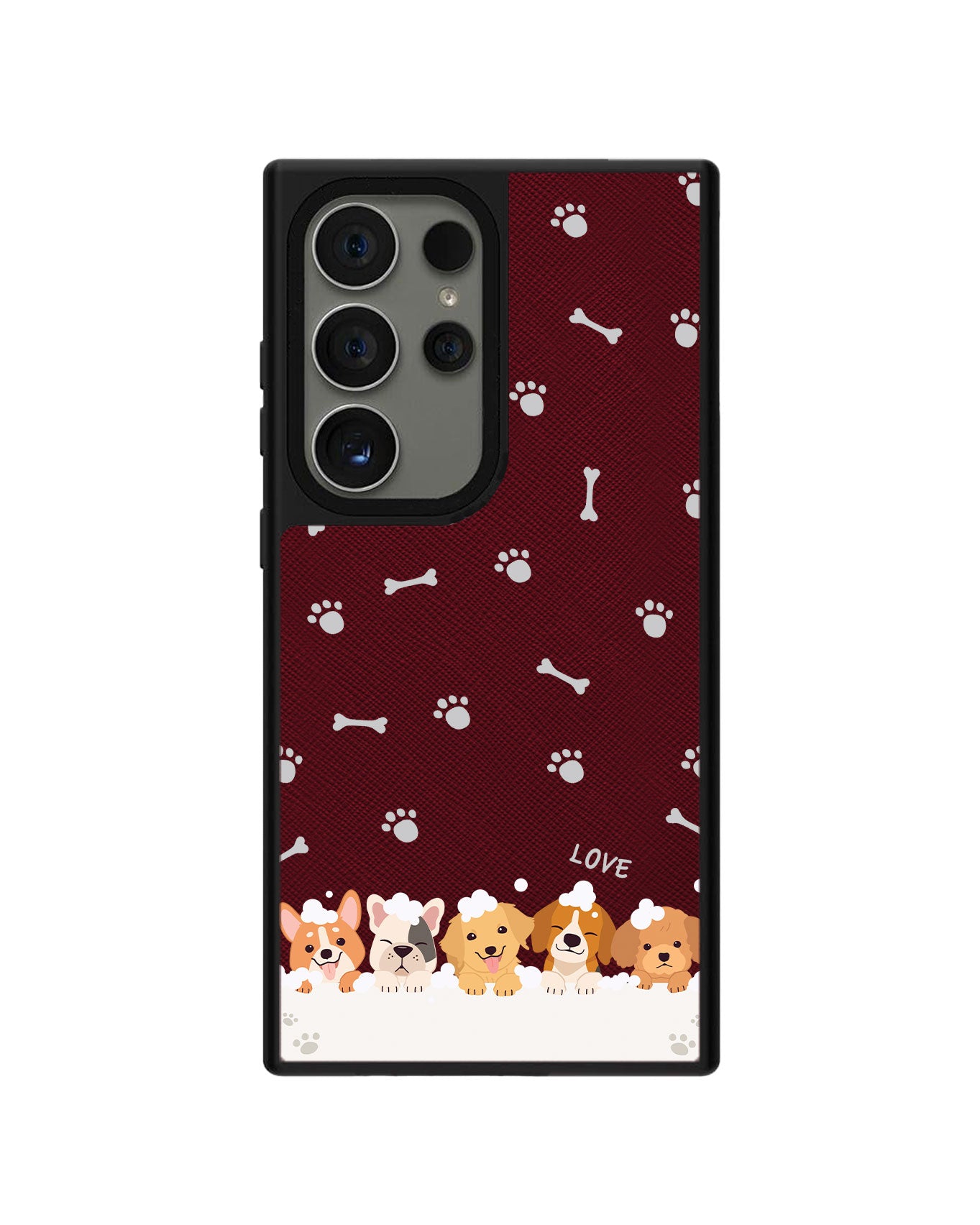 Android Leather Grip Case - Ruff Family 2.0