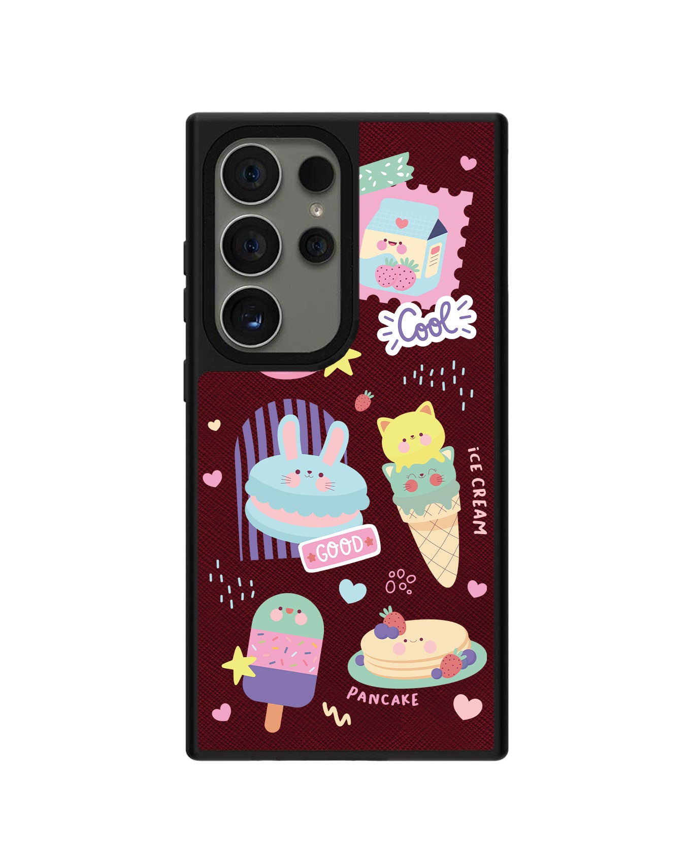 Android Leather Grip Case - Sweet Cafe