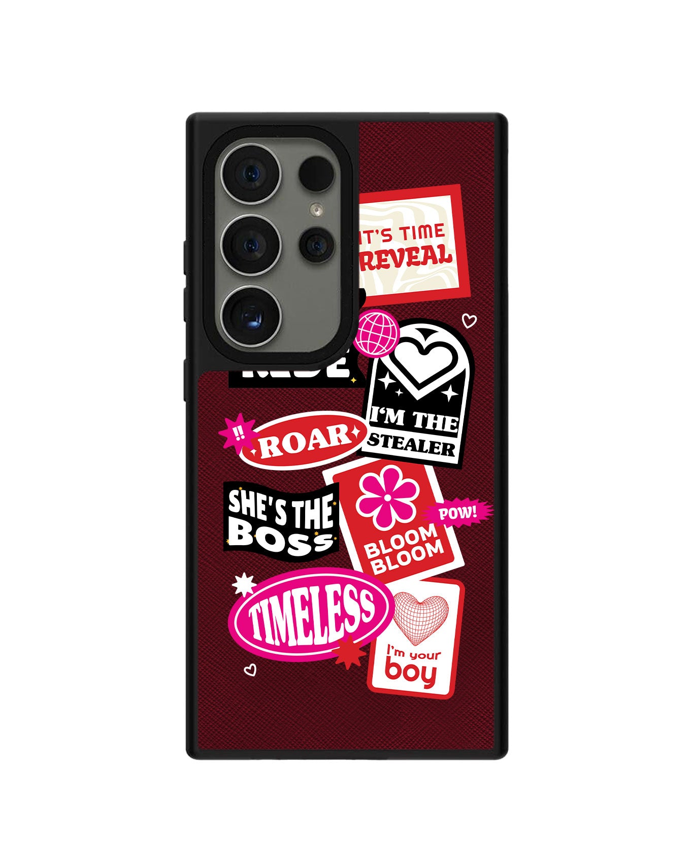 Android Leather Grip Case - The Boyz Song Sticker Pack