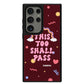 Android Leather Grip Case - This Too Shall Pass