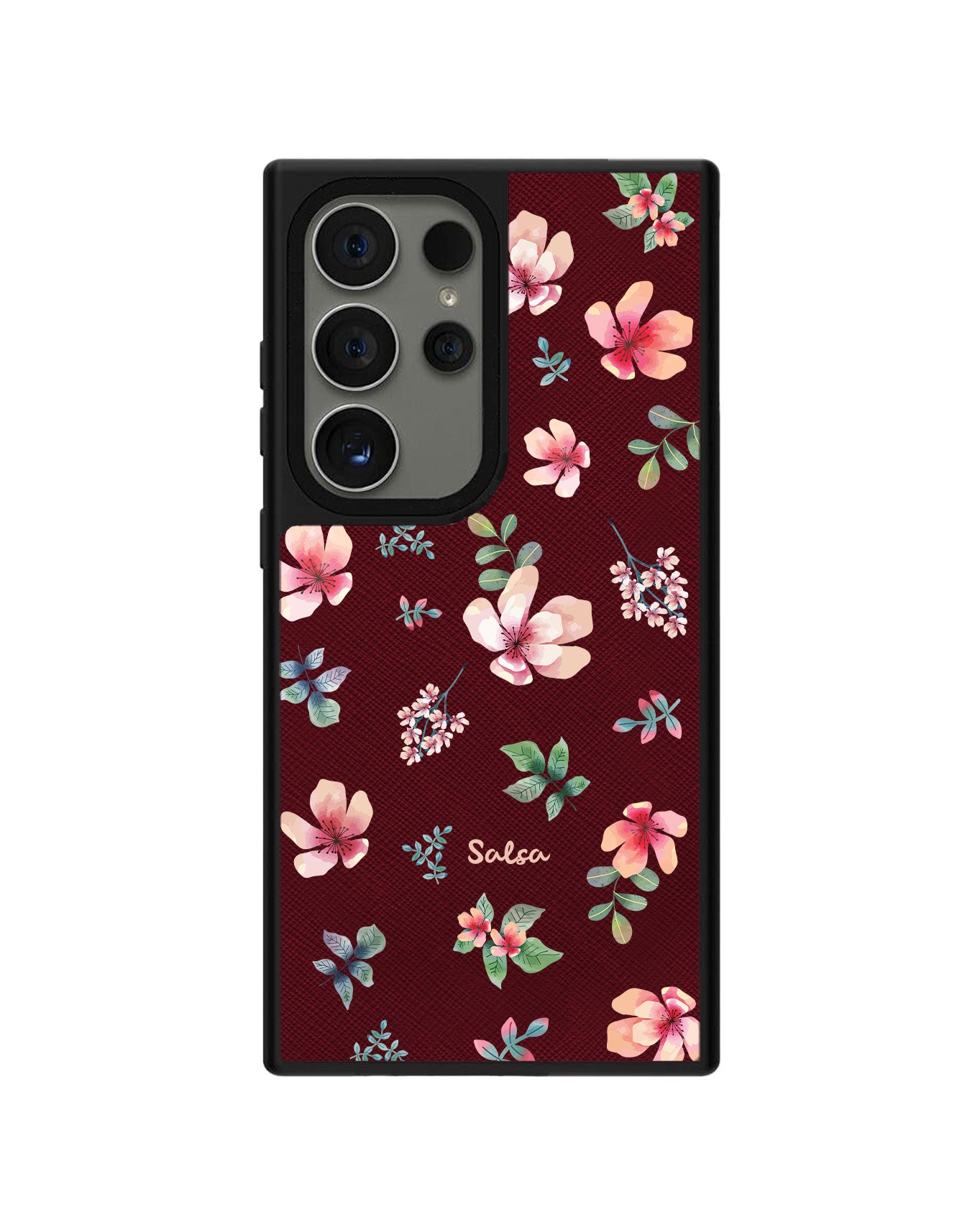 Android Leather Grip Case - Botanical Garden 5.0