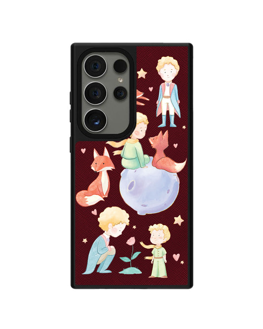 Android Leather Grip Case - Little Prince & Fox