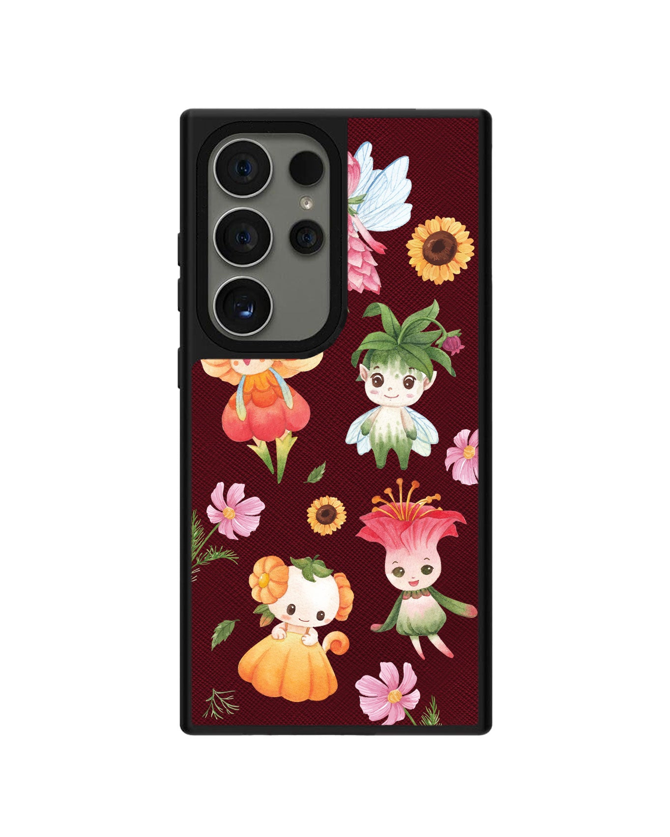 Android Leather Grip Case - Magical Garden