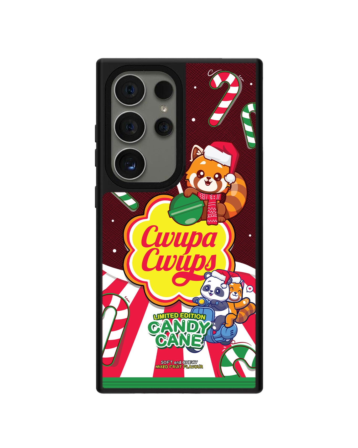 Android Leather Grip Case - Cwupa Cwups Christmas