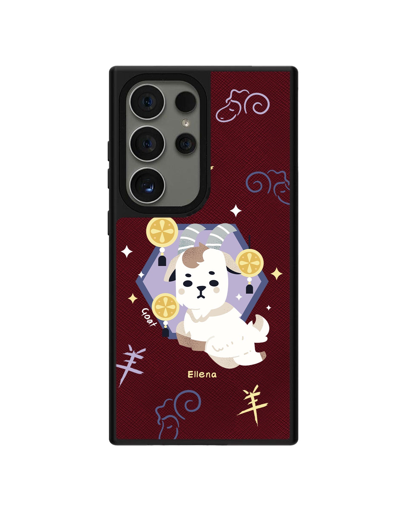 Android Leather Grip Case - Goat (Shio / Chinese Zodiac)