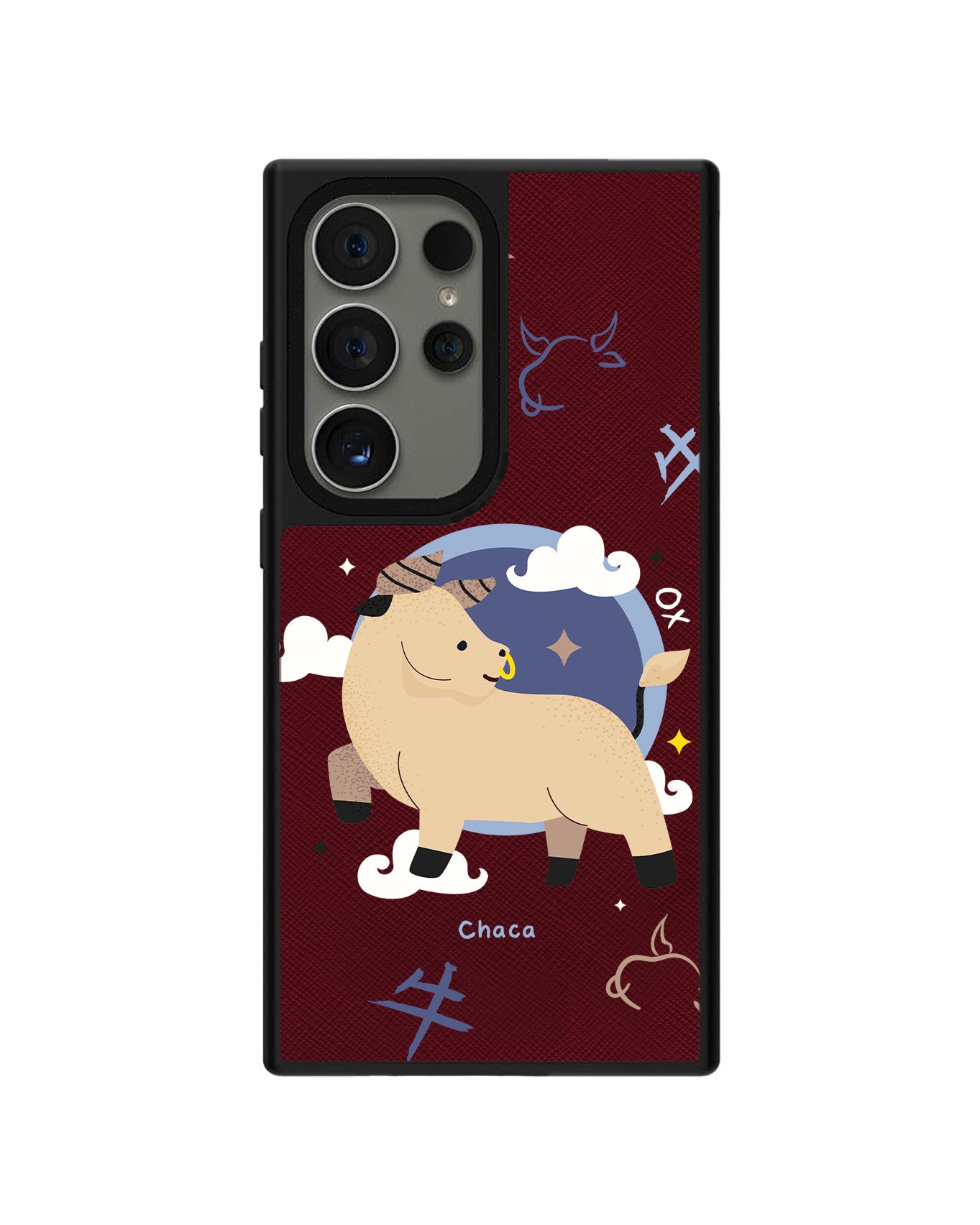 Android Leather Grip Case - Ox (Shio / Chinese Zodiac)