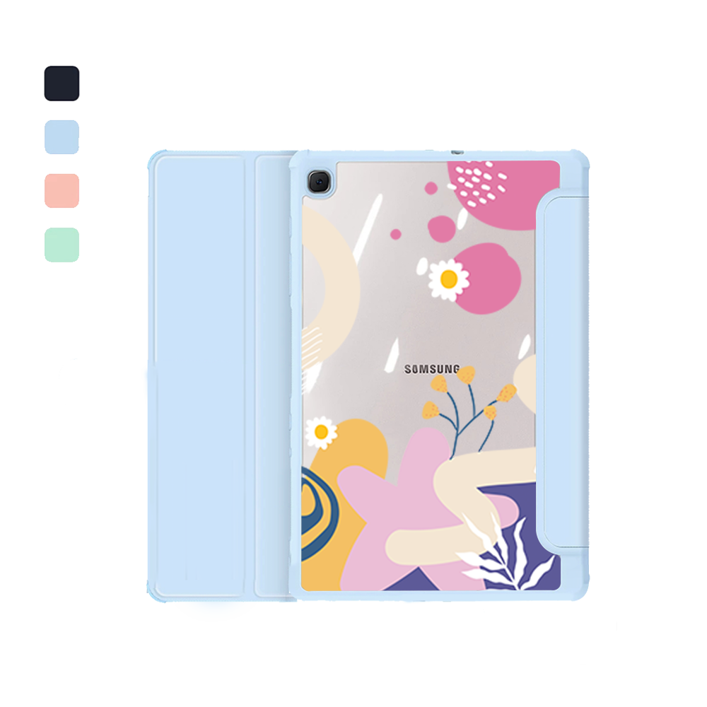 Android Tab Acrylic Flipcover - Abstract Flower 3.0