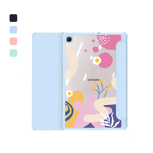 Android Tab Acrylic Flipcover - Abstract Flower 3.0