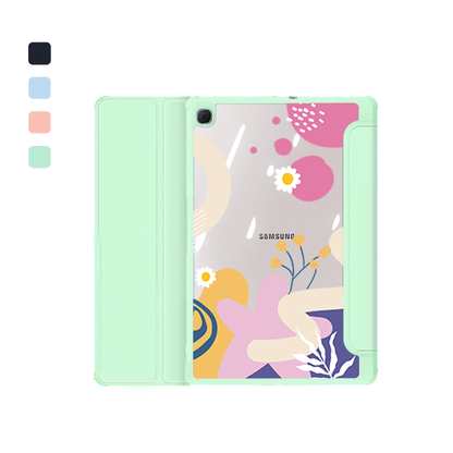 Android Tab Acrylic Flipcover - Abstract Flower 3.0