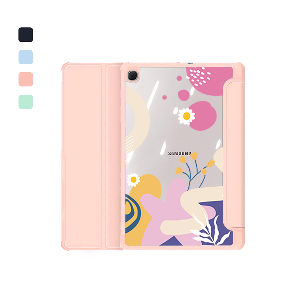 Android Tab Acrylic Flipcover - Abstract Flower 3.0