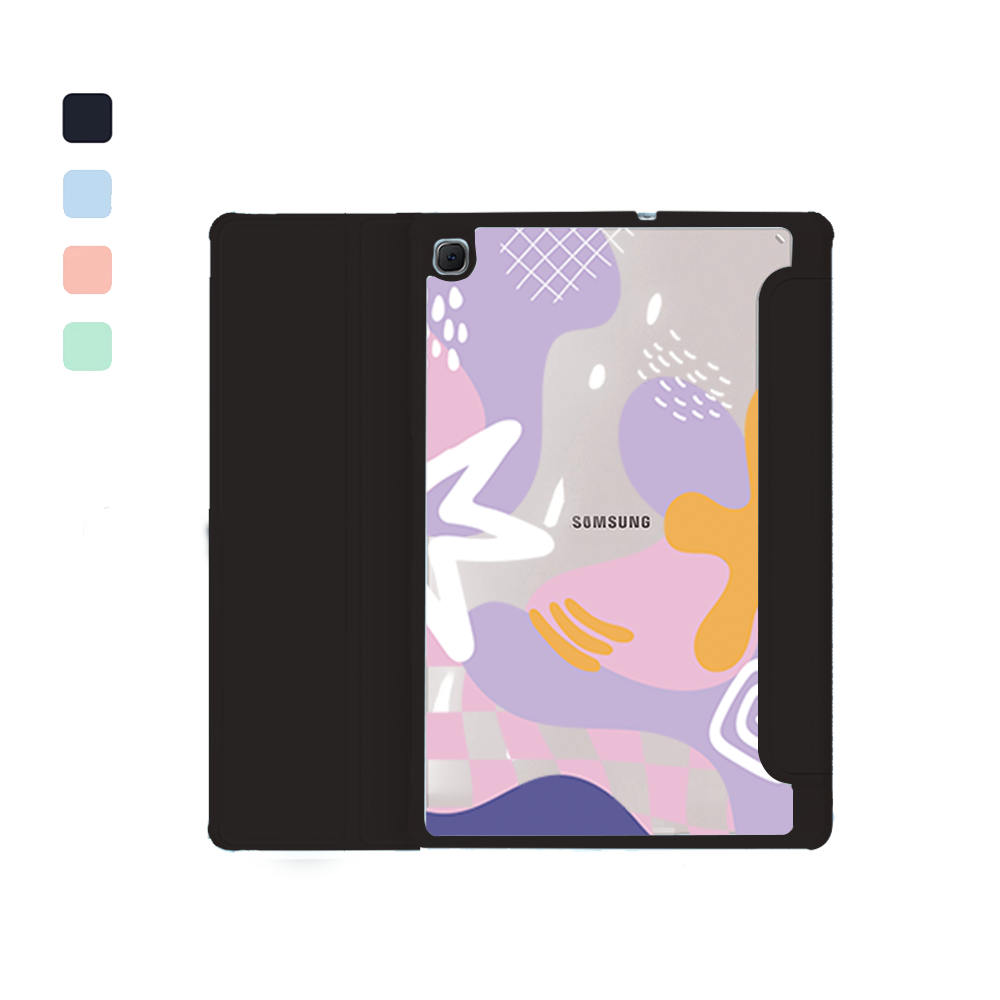 Android Tab Acrylic Flipcover - Abstract flower 4.0