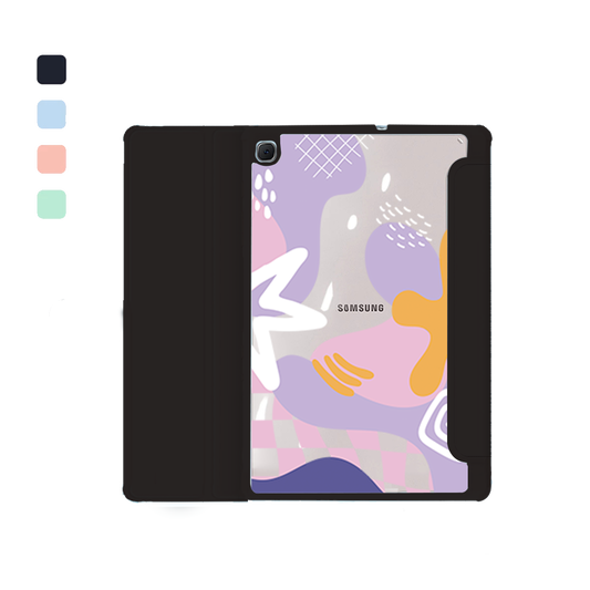 Android Tab Acrylic Flipcover - Abstract flower 4.0