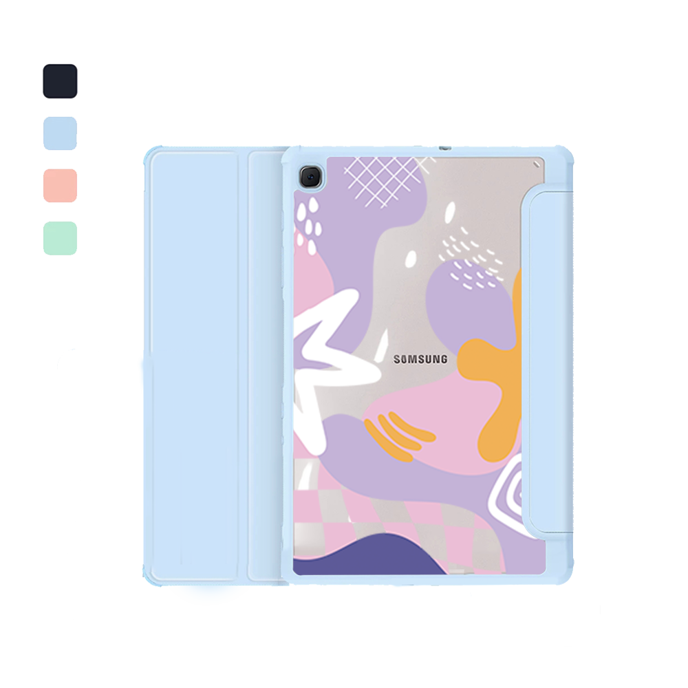 Android Tab Acrylic Flipcover - Abstract flower 4.0