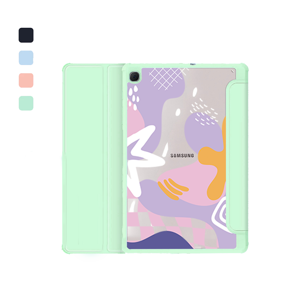 Android Tab Acrylic Flipcover - Abstract flower 4.0