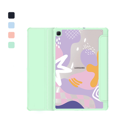 Android Tab Acrylic Flipcover - Abstract flower 4.0