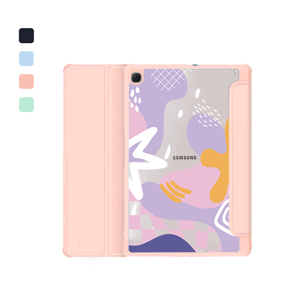 Android Tab Acrylic Flipcover - Abstract flower 4.0