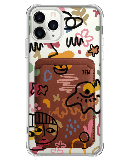 iPhone Magnetic Wallet Case - Abstract 3.0