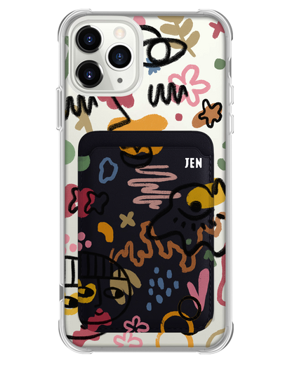 iPhone Magnetic Wallet Case - Abstract 3.0
