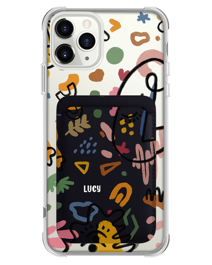 iPhone Magnetic Wallet Case - Abstract 5.0