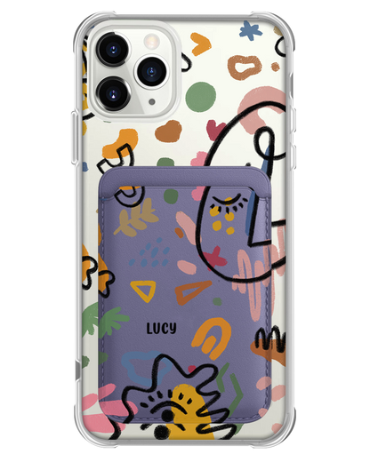 iPhone Magnetic Wallet Case - Abstract 5.0