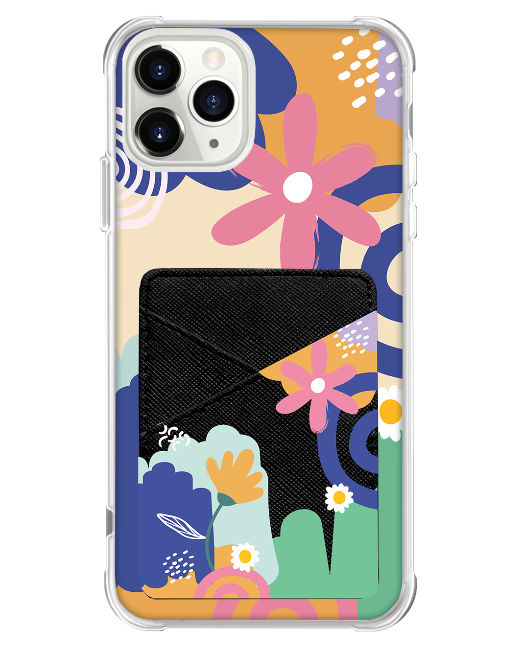 iPhone Phone Wallet Case - Abstract Flower 1.0